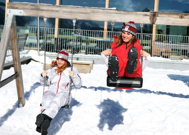 2026 Milano Cortina Winter Olympics - Austrian Olympic Committee presents 2026 Winter Olympics Uniforms Die Aigner-Schwestern freuen sich auf die Paralympics