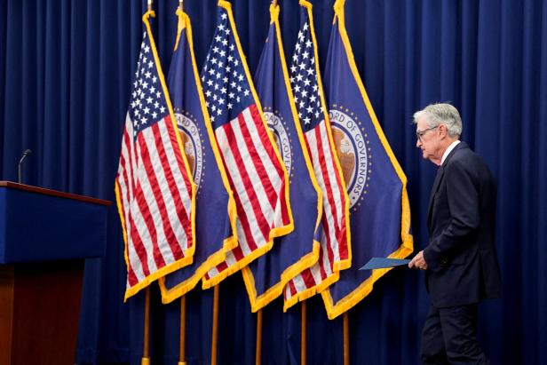 FILE PHOTO: U.S. Federal Reserve Chair Powell attends a press conference in Washington FILE PHOTO: U.S. Federal Reserve Chair Powell attends a press conference in Washington