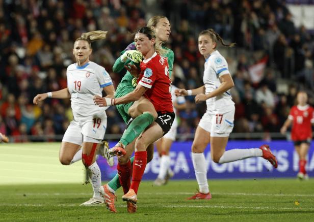 UEFA Women's Nations League - First Qualifying Round - Second Leg - Austria v Czech Republic Jennifer Klein: Beim Hinspiel auf der Couch - im Rückspiel ein Tor