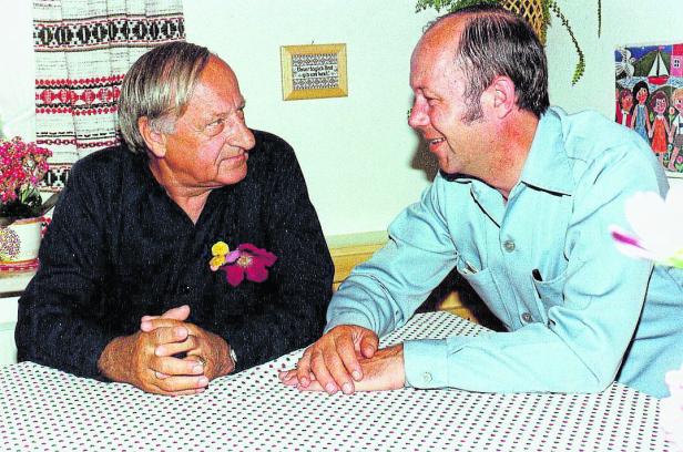 Hermann Gmeiner und Helmut Kutin Hermann Gmeiner und Helmut Kutin