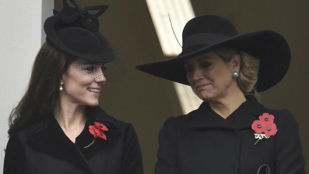 Kate & Maxima trauern in London