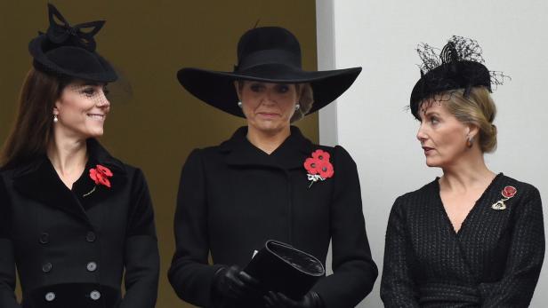Kate & Maxima trauern in London