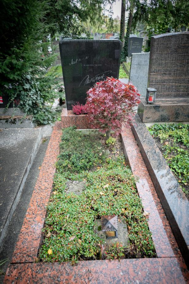 Das Grab des Schauspielers Willi Forst.