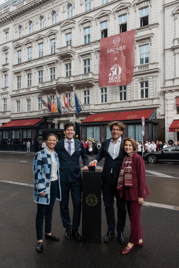 Hotel Sacher Wien feiert die Platzierung in den ãThe WorldÕs 50 Best Hotels 2025Ò