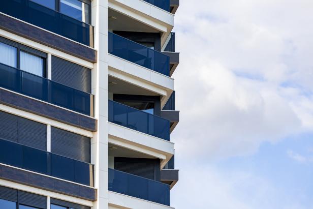 Modern Housing Dwelling Architectural Facade â Design & Real Estate Background