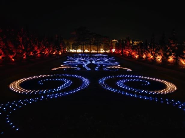 Lichtergarten in Schönbrunn