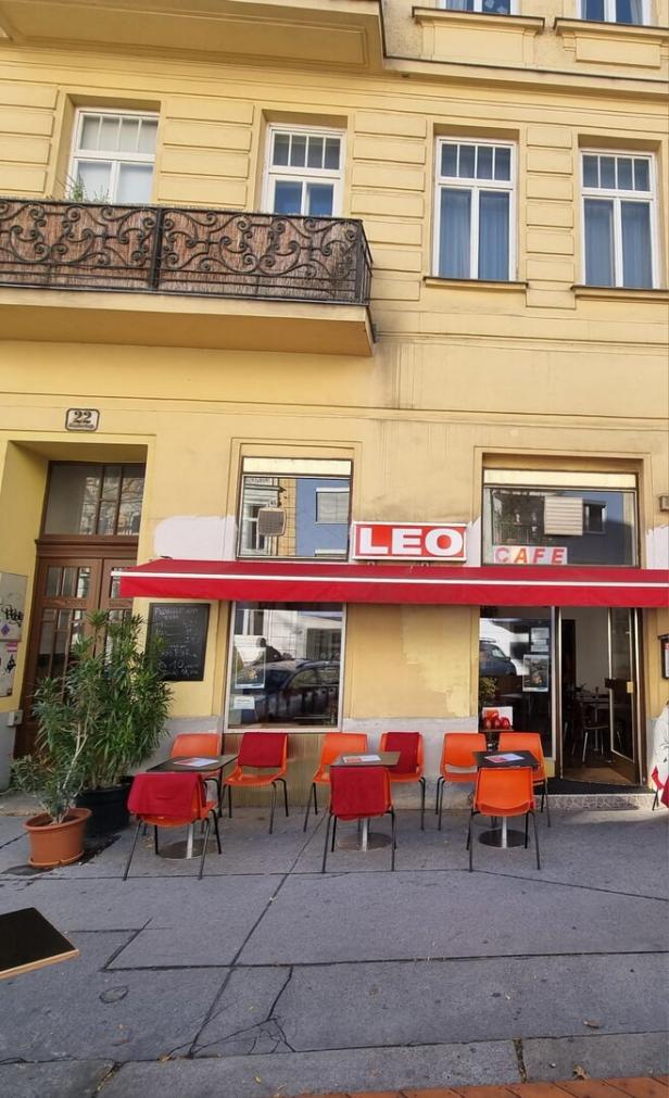 Das umgebaute Café Leo