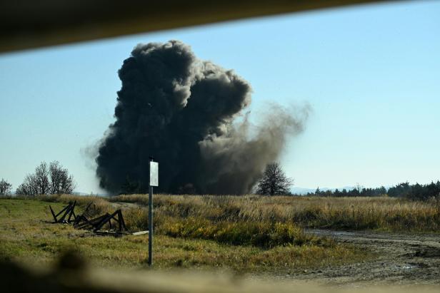 NIEDERÖSTERREICH: VERNICHTUNGSSPRENGEN VON CA. 6.000 KILOGRAMM KRIEGSMATERIAL DURCH DEN ENTMINUNGSDIENST