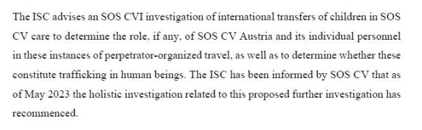 Screenshot aus dem ISC-Bericht