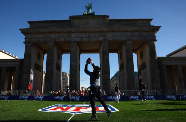 NFL - Opening of Mini-Flag-Field at Brandenburg Gate
