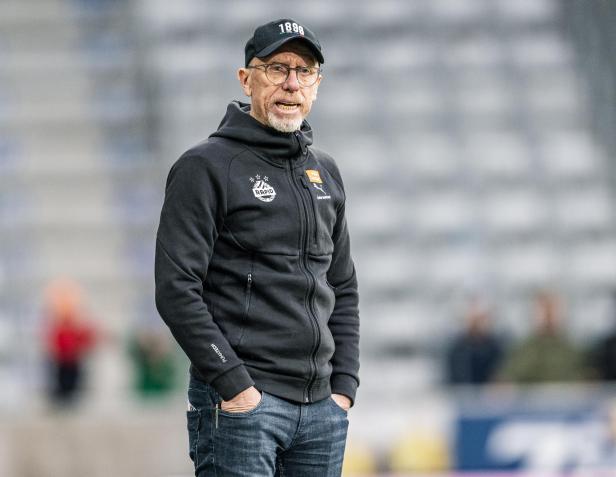 Rapid-Coach Peter Stöger fand klare Worte