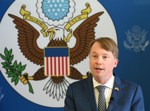 ANKUNFT DES NEUEN US-BOTSCHAFTERS, ARTHUR FISHER, IN ÖSTERREICH