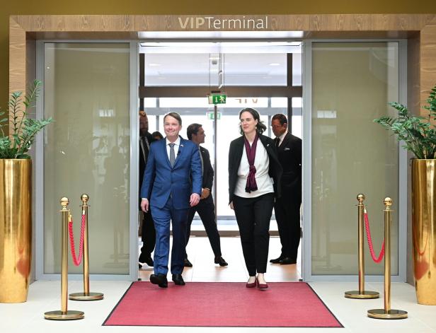 ANKUNFT DES NEUEN US-BOTSCHAFTERS, ARTHUR FISHER, IN ÖSTERREICH