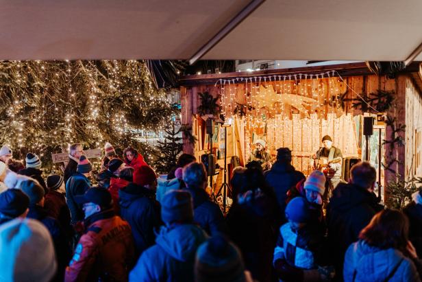 WEihnachtswald in Amstetten 