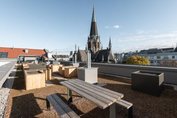 Dachterrasse im „Sophie 7“