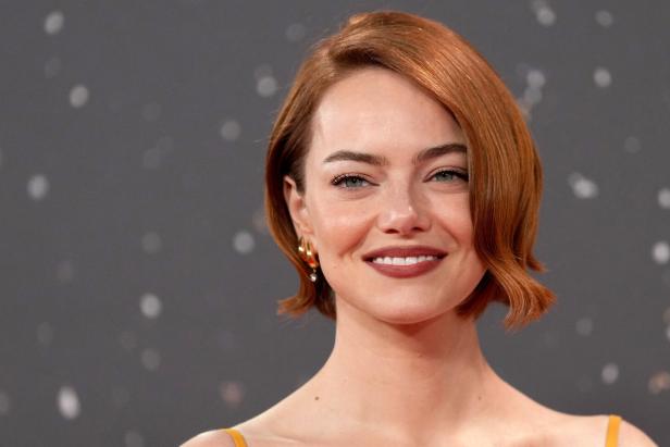 Schauspielerin Emma Stone mit kinnlangem Bob 