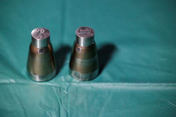 U.S. Treasurer Brandon Beach visits the United States Mint in Philadelphia