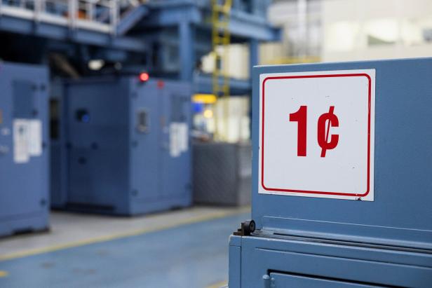U.S. Treasurer Brandon Beach visits the United States Mint in Philadelphia