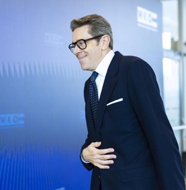 Harald Mahrer am 9.11. Er tritt als OeNB-Präsident zurück