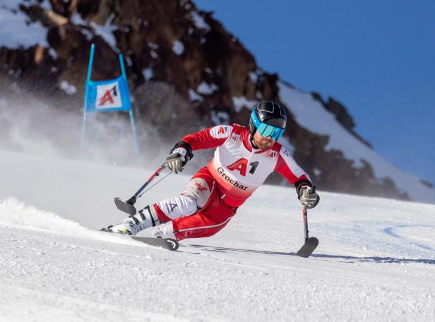 Thomas Grochar und seine Kollegen fanden beim Gletschertraining in Sölden perfekte Bedingungen vor