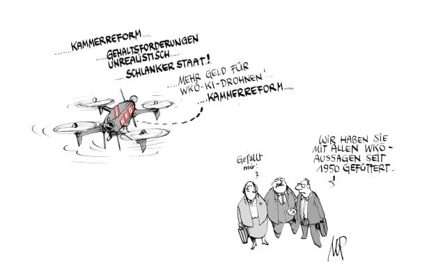 Karikatur von Michael Pammesberger