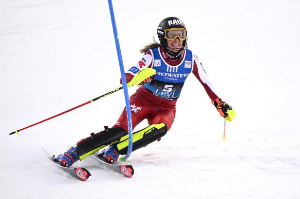 Katharina Liensberger war in Levi die beste Österreicherin