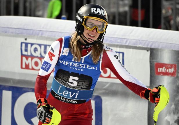 Katharina Liensberger war in Levi die beste Österreicherin