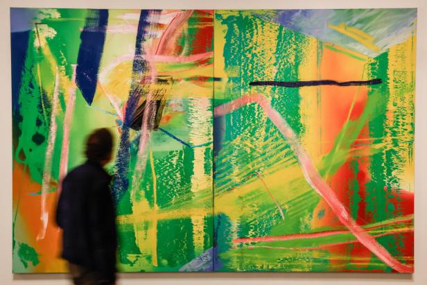 Gerhard Richter exhibition at Louis Vuitton Foundation in Paris