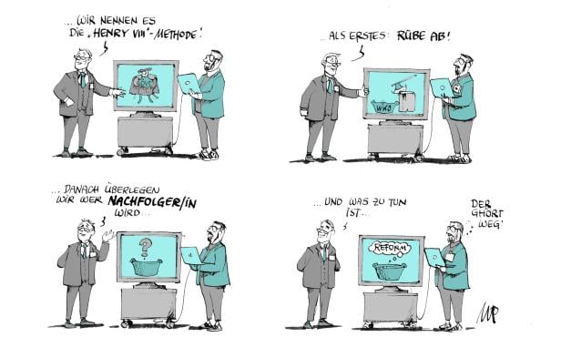 Karikatur von Michael Pammesberger