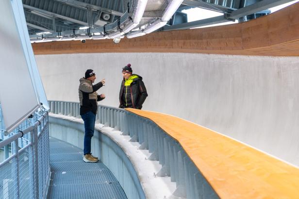 BOB UND SKELETON:TESTFAHRTEN INNSBRUCK IGLS: PROCK/SCHWAB