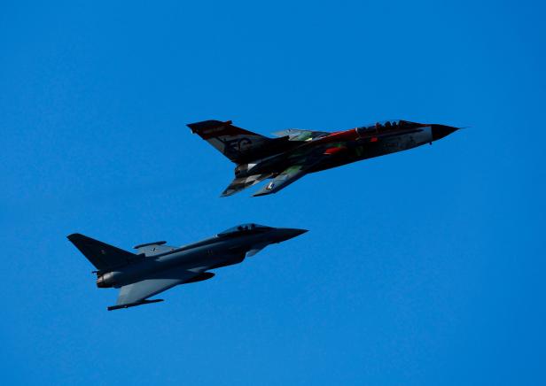 Malta International Airshow flying display in Qawra