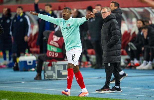 Alaba und Teamchef Rangnick