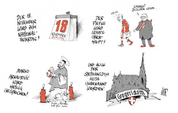 Karikatur von Michael Pammesberger