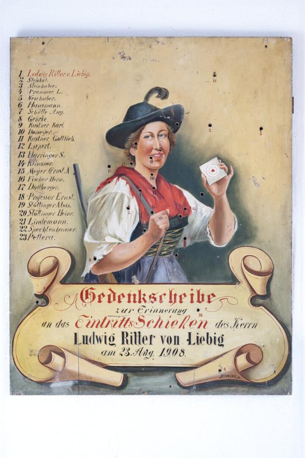 Historische Schießscheibe