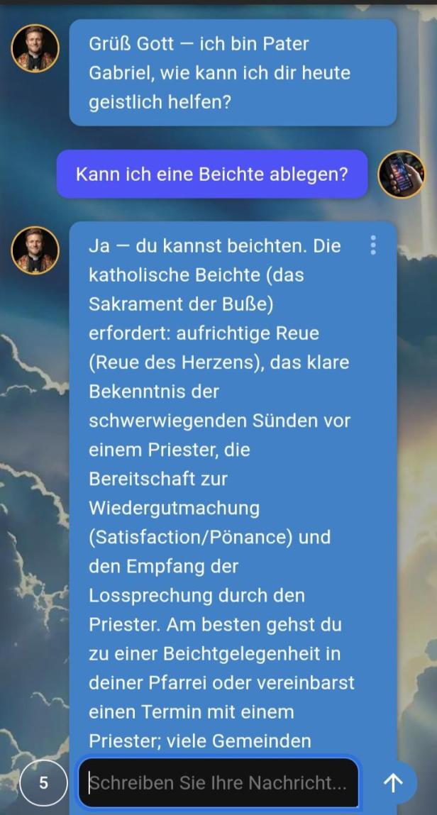 Screenshot: Text mit Jesus