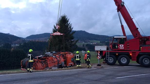 Kraneinsatz nach Unfall