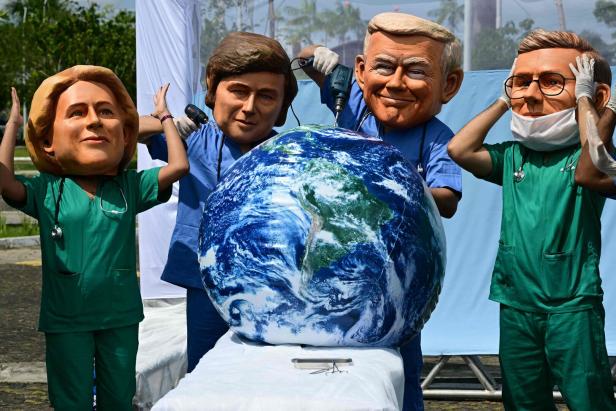 BRAZIL-CLIMATE-COP30-UN-PROTEST