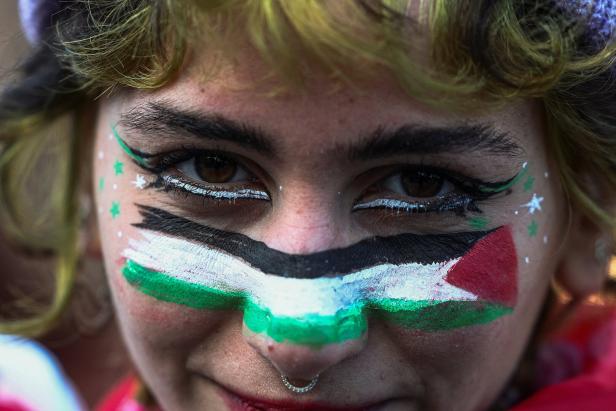 Protest ahead of the International Day for the Elimination of Violence against Women in Rome