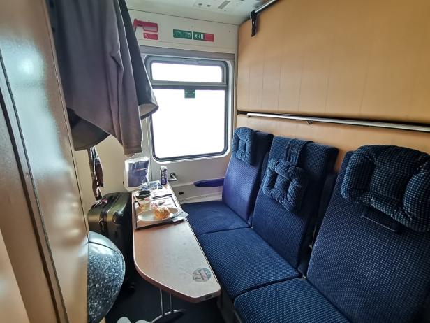 Ein Abteil im Nightjet.