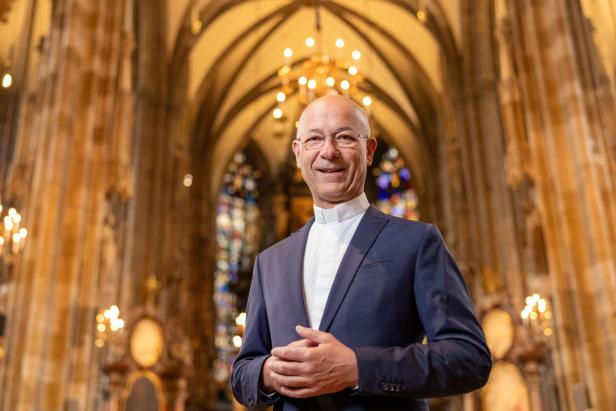 Toni Faber im Stephansdom.