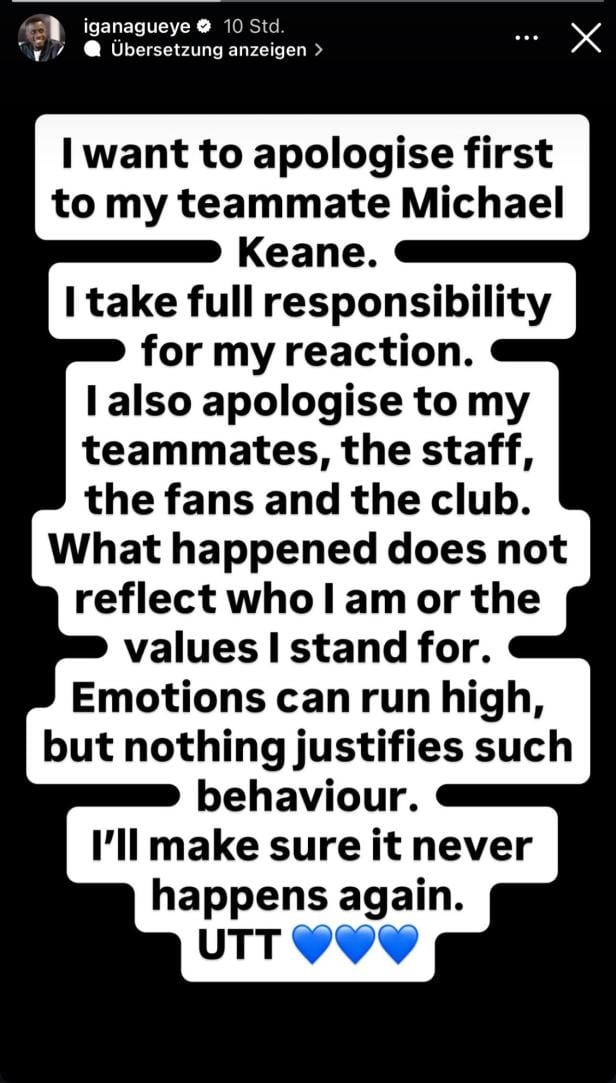 Instagram-Post von Idrissa Gueye