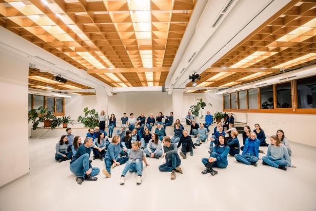 Der Chorus sine nomine bei einer Probe