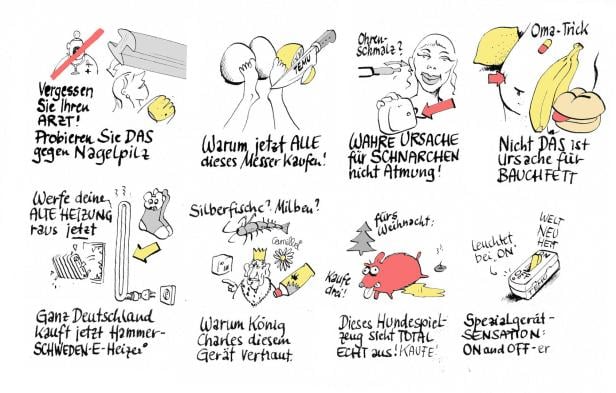 Bestelle! Jetzt! Schnelle! Black Friday! Kaufe! Klicke!