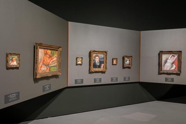 Ausstellungsansicht "Cézanne, Monet, Renoir. Französischer Impressionismus aus dem Museum Langmatt", Unteres Belvedere