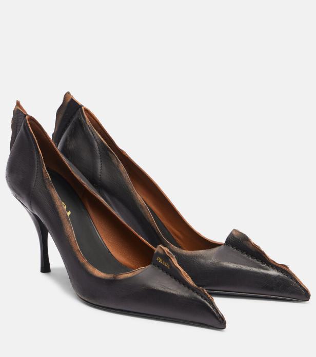 Braune Stöckelschuhe