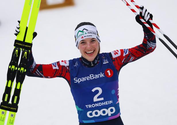 Lisa Hirner holte heuer als Nordische Kombiniererin bei der WM zwei Medaillein