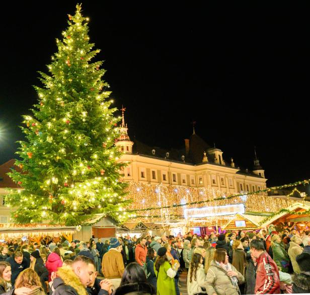 Christbaum in Klagenfurt