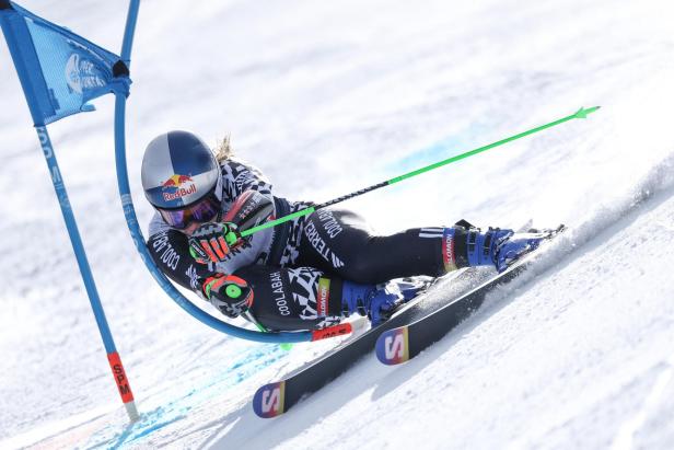 Die Neuseeländerin Alice Robinson liegt nach dem ersten Durchgang in Führung