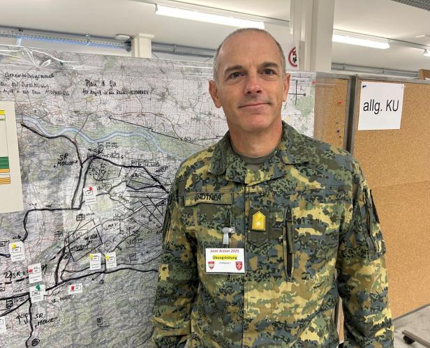 Übungsleiter Brigadier Berthold Sandtner