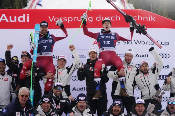 Im Super-G in Copper Mountain wurde Vincent Kriechmayr vor Raphael Haaser Dritter